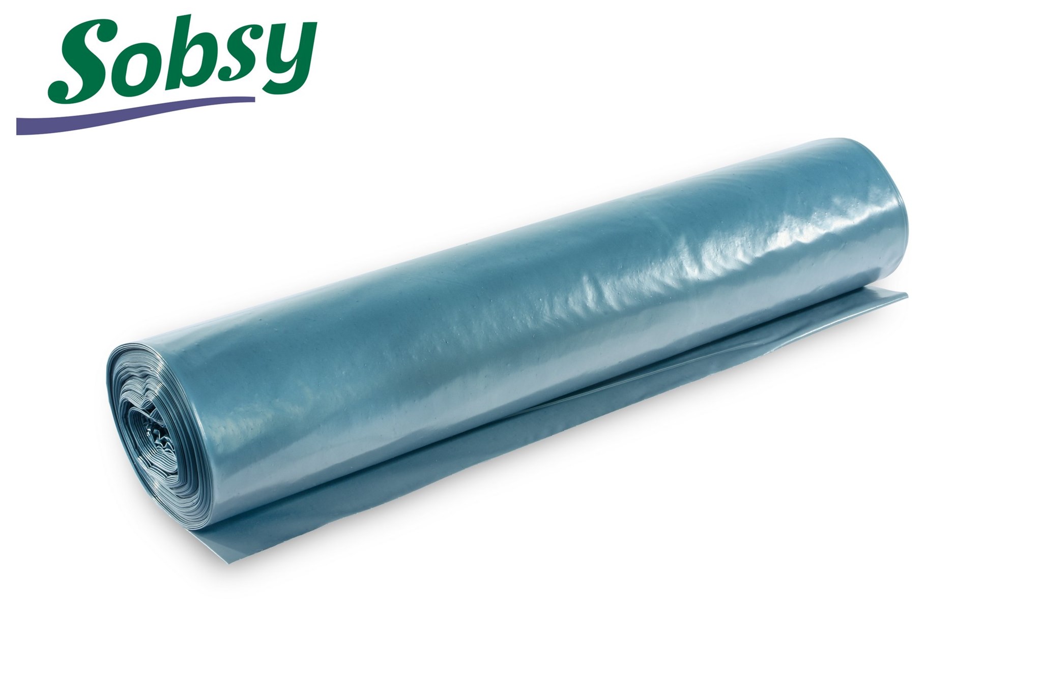 Bild von LDPE-Regenerat Müllsäcke, blau,   Typ 100, 120 l, 700 x 1.100 mm   